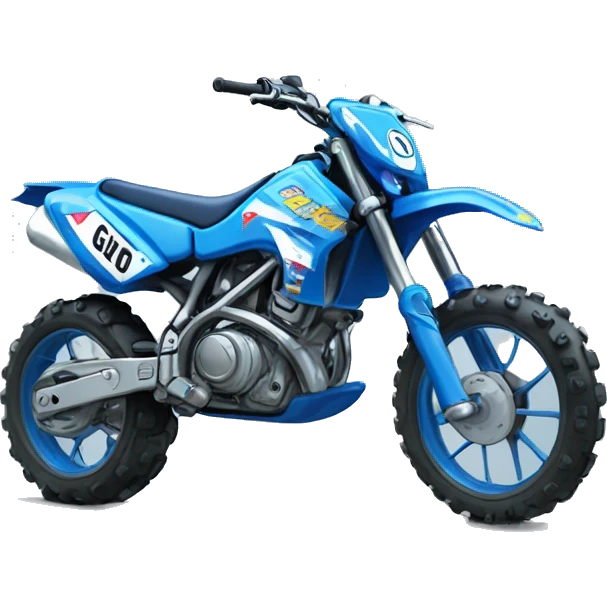 work on creating the emote designs based on the themes
I want them all colourful and with bubble writing
Gio: Blue motocross bike emoji