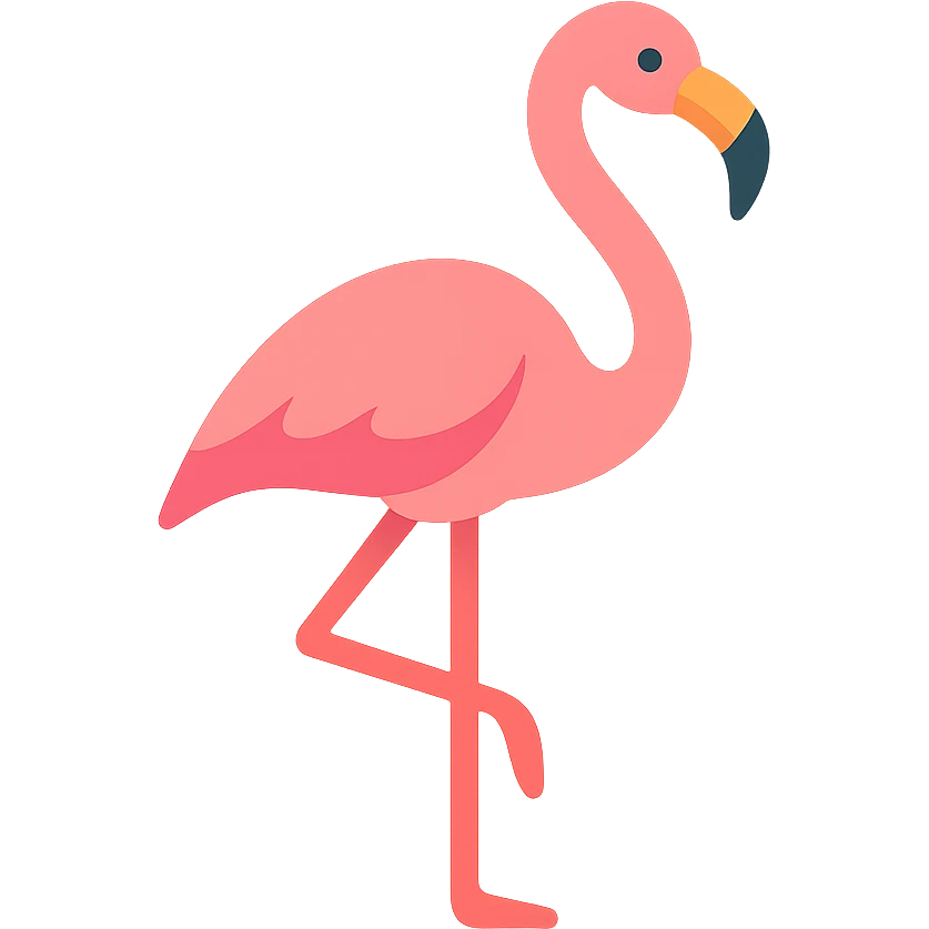 flamingo emoji