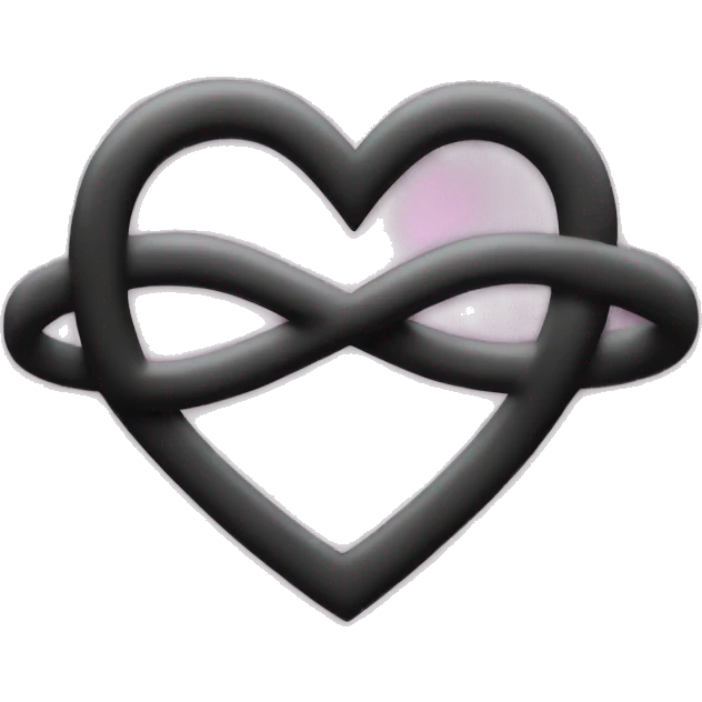 Heart with infinity emoji