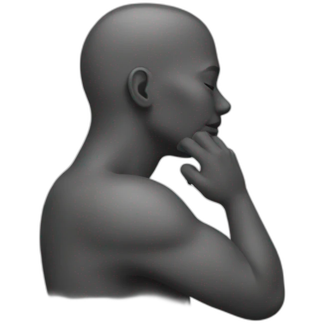 Scratching neck emoji