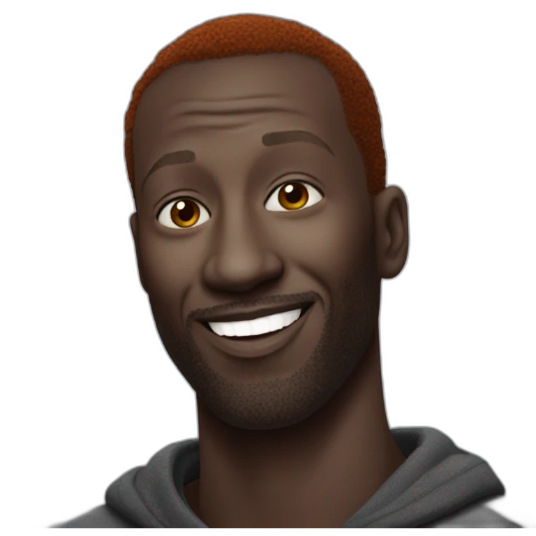 Omar Sy red hair emoji