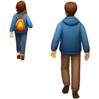 Strasse mit Laternen mit paar  emoji