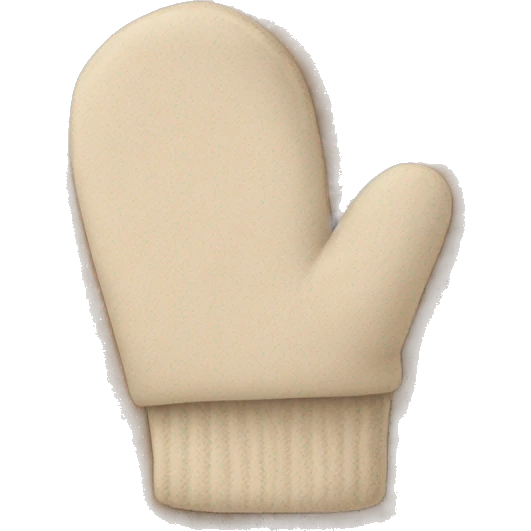 Beige mittens emoji