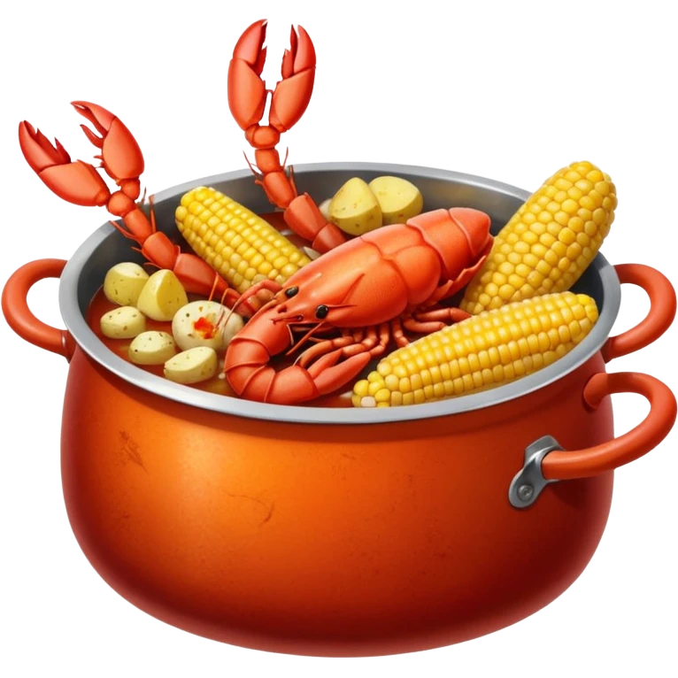 Cajun seafood boil emoji