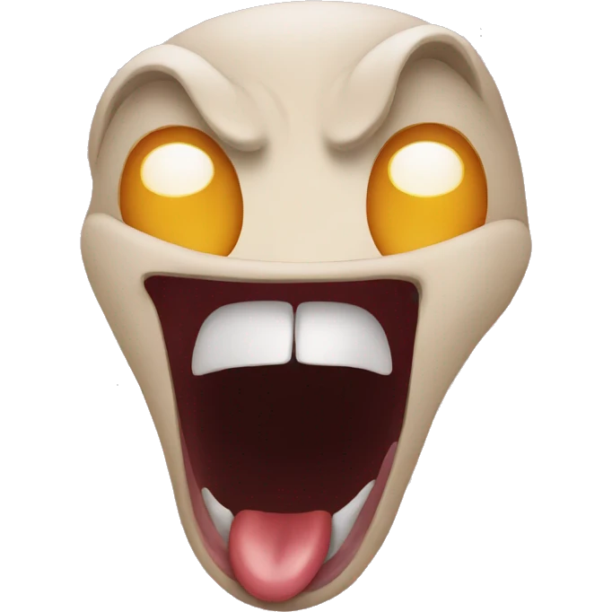screaming toe emoji
