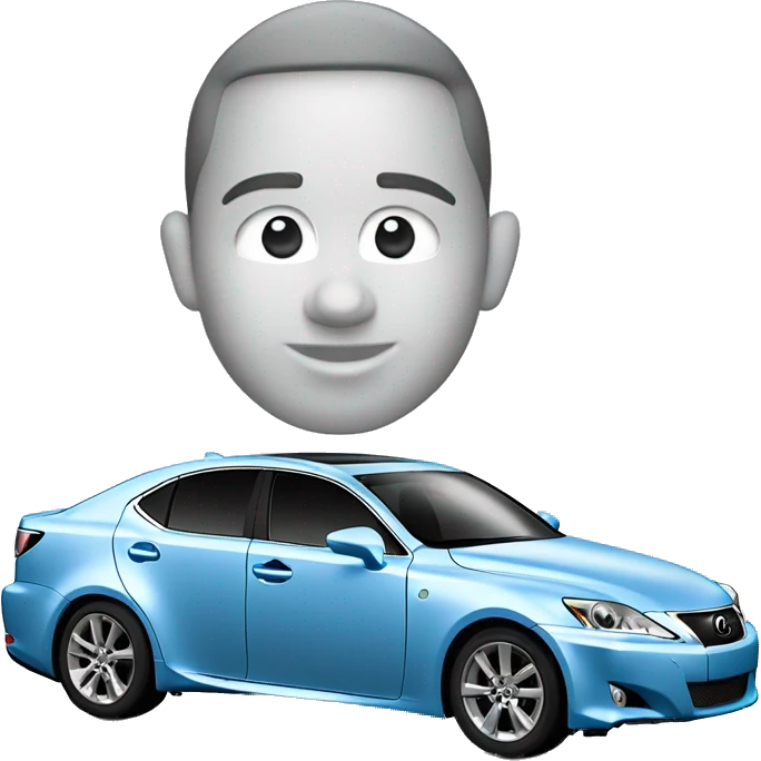 2006 Light blue Lexus is250 with rims emoji