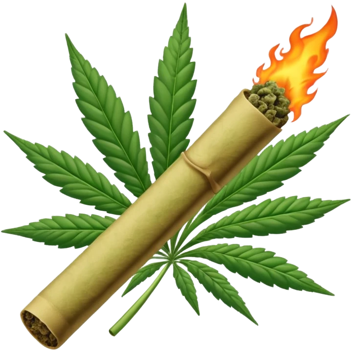 Marijuana joint emoji