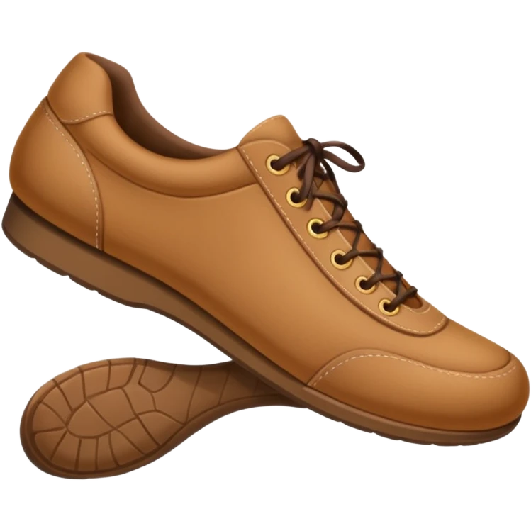 a normal foot with shoe emoji