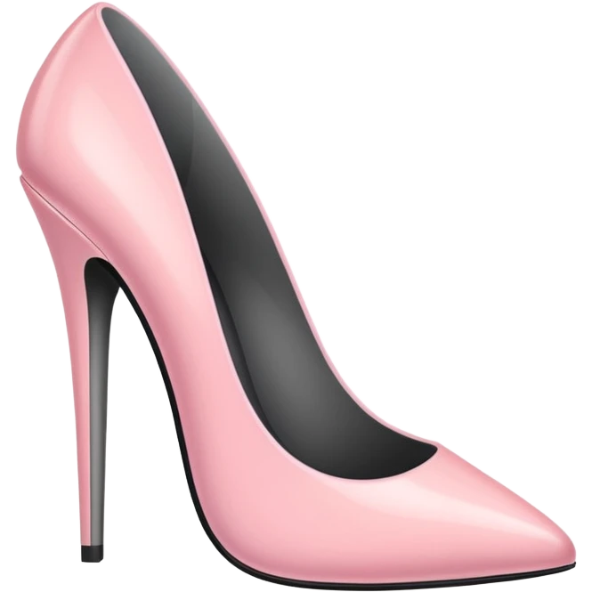 Pastel pink stiletto  emoji