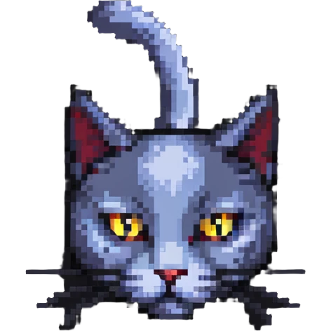 evil British cat emoji