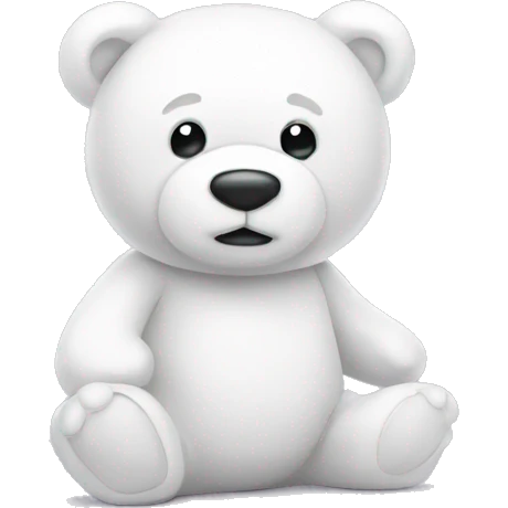 white teddy bear emoji