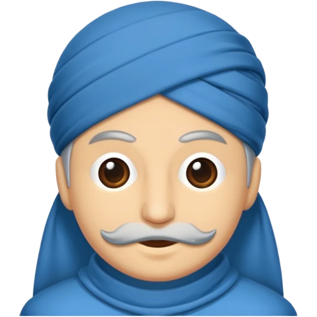 Yuvarlak mavi içinde tik beyaz emoji