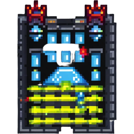 geometry dash game level with spikes emoji