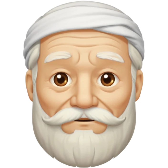 Old man stroking his beard emoji