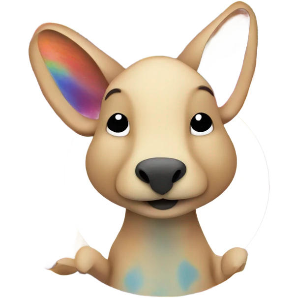  Rainbow Aardvark emoji