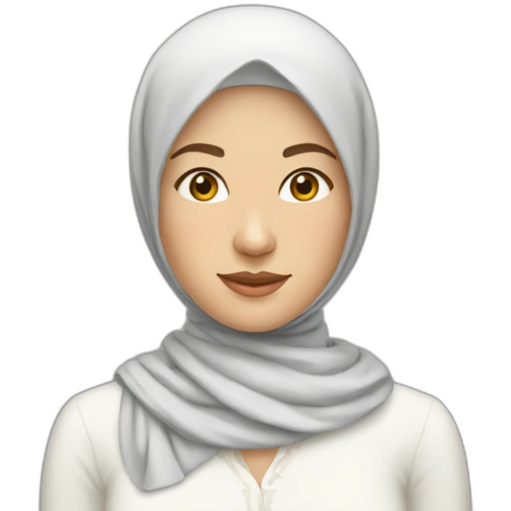russian woman with headscarf emoji
