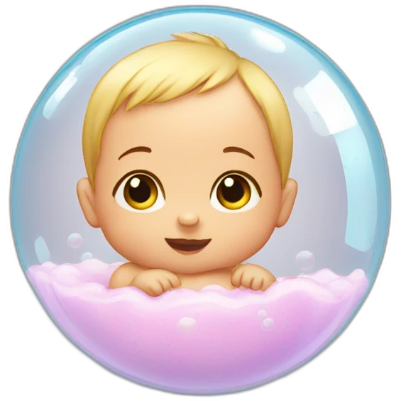 baby-in-a-bubble emoji