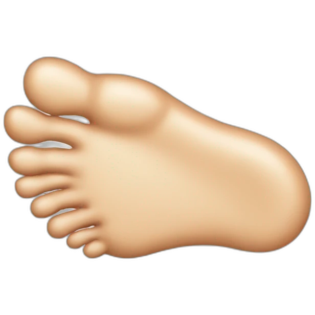 foot emoji