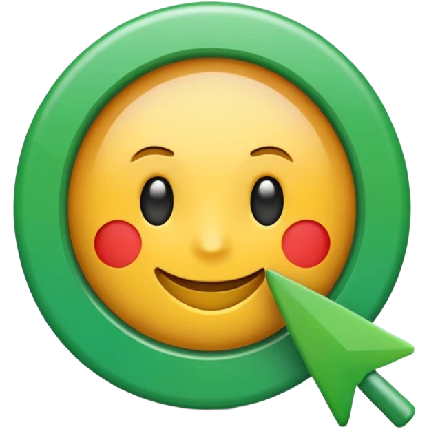 Add a bold green checkmark icon on the emoji and clearly display the word 'Checking on it' across the center in large, white, modern font. Clean background, soft shadow, vibrant colors, minimal and professional design. emoji