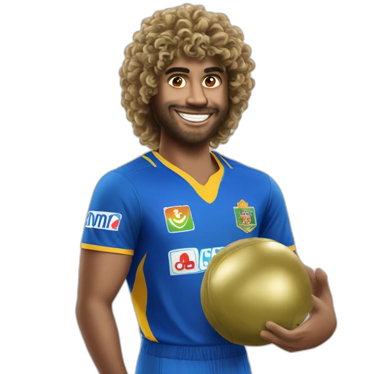 Lasith Malinga smiles emoji