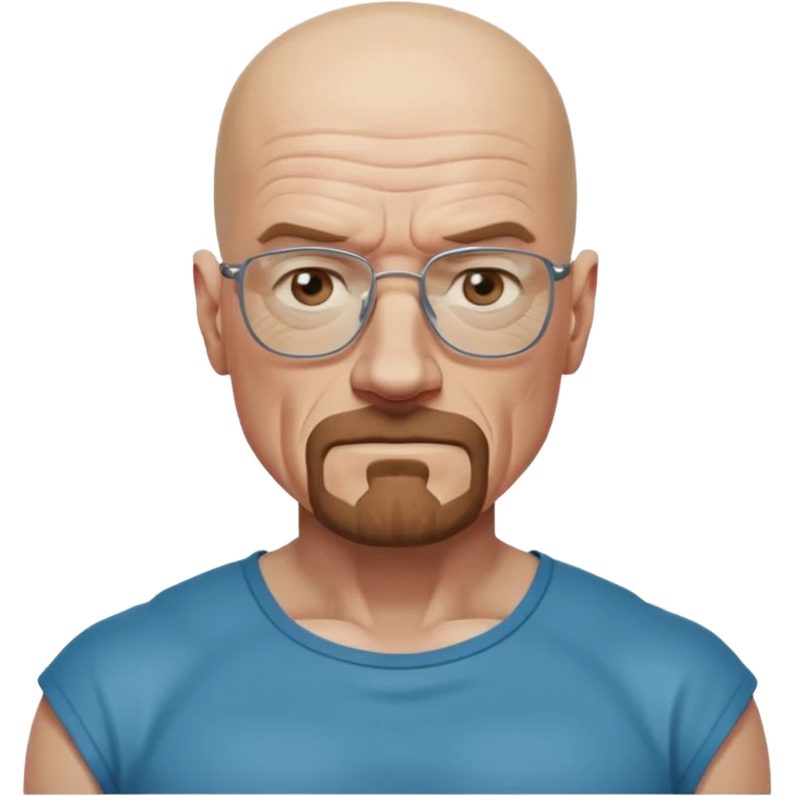 Walter white with a six pack emoji
