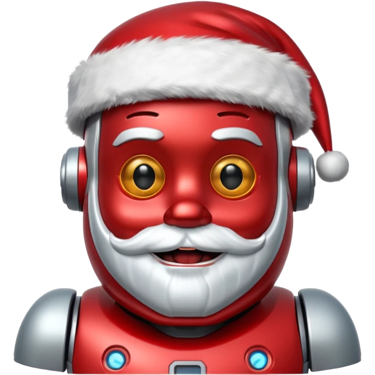 santa robot emoji