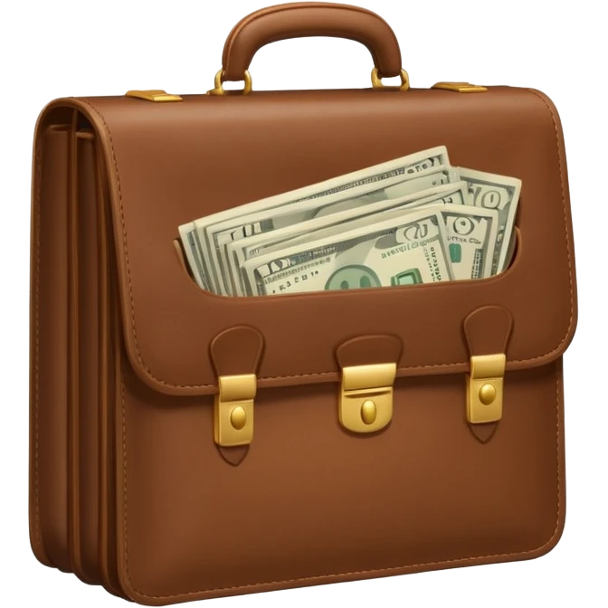 open wifi money filled briefcase emoji