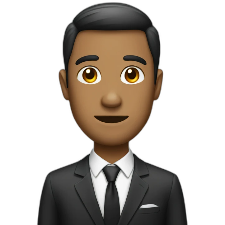 men in suit emoji