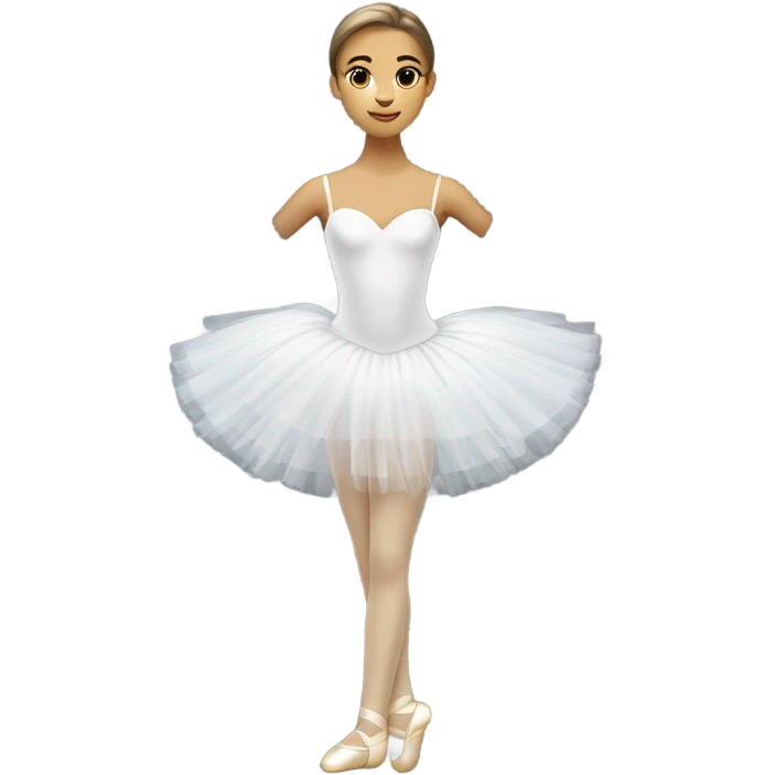 White ballet tutu emoji