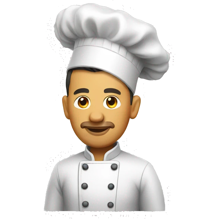 Mohawk Chef  emoji