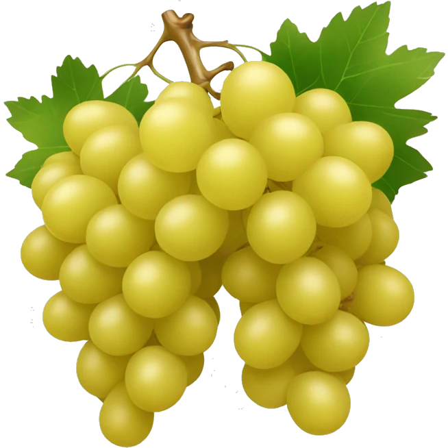 Yellow color Grapes emoji