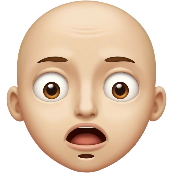 Mouth slightly open, eyes looking upward in a desperate search for lost thoughts. emoji
