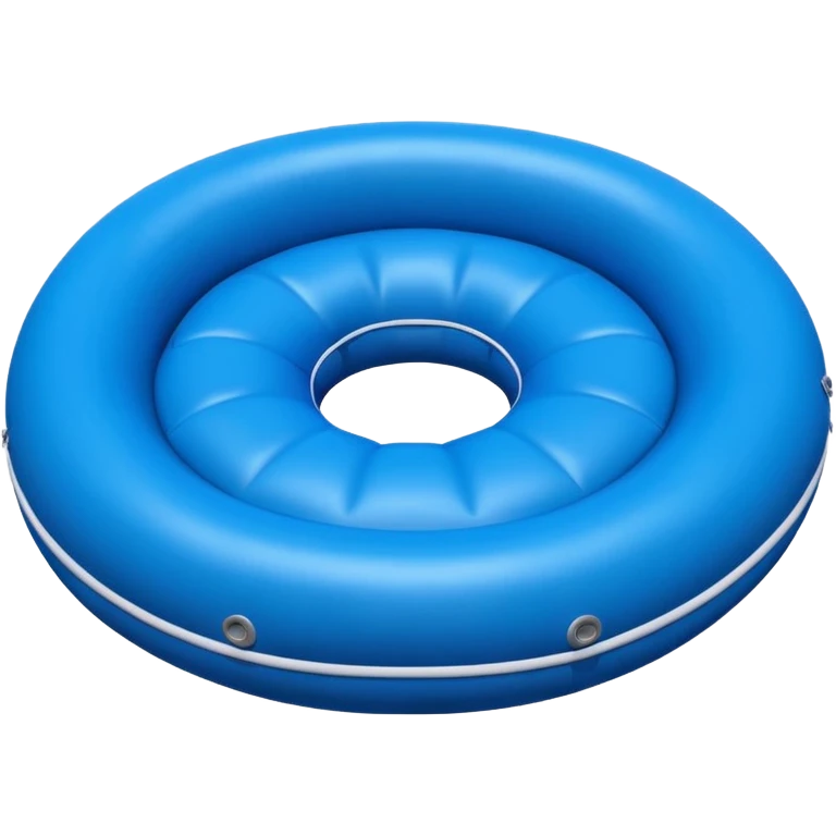 round rafting boat with seats arranged in a circle, without oars emoji
