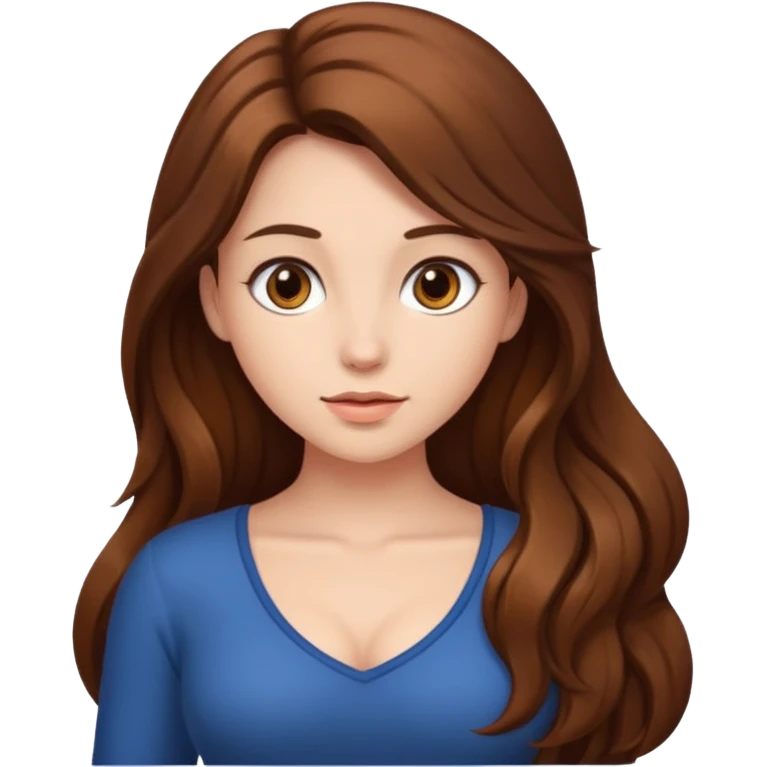 Make a girl with big chest emoji