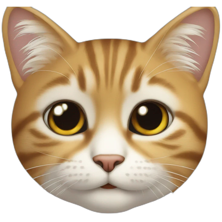Chat câlin à chat emoji
