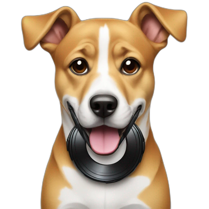 Dj dog emoji