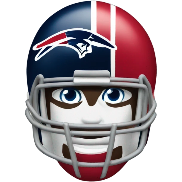 New England Patriots Football emoji