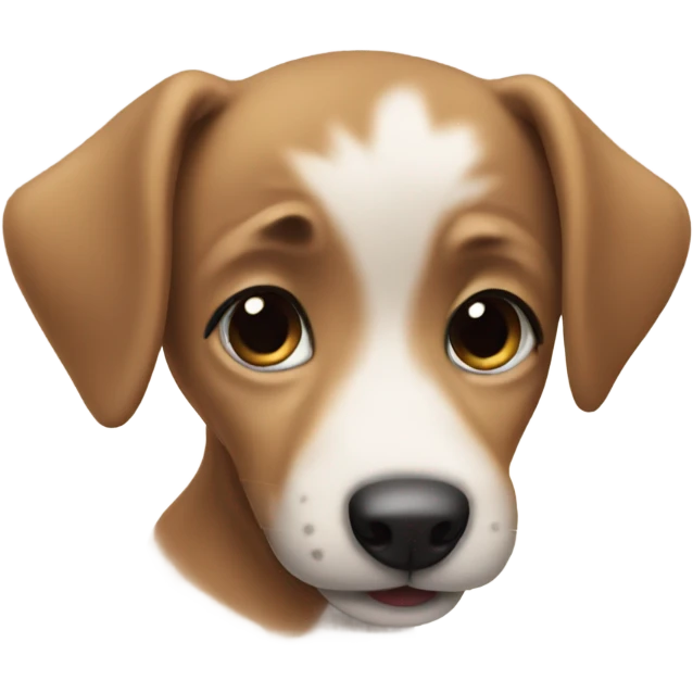 Christmas puppy emoji
