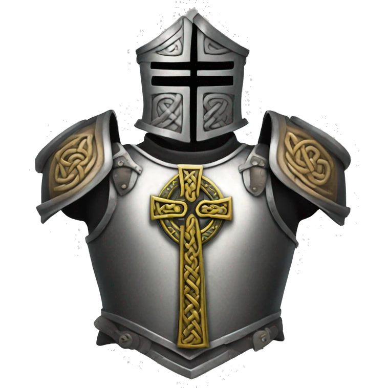 torso armor with celtic cross emoji