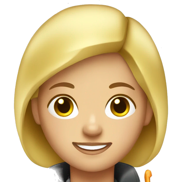 Blonde female firefighter emoji