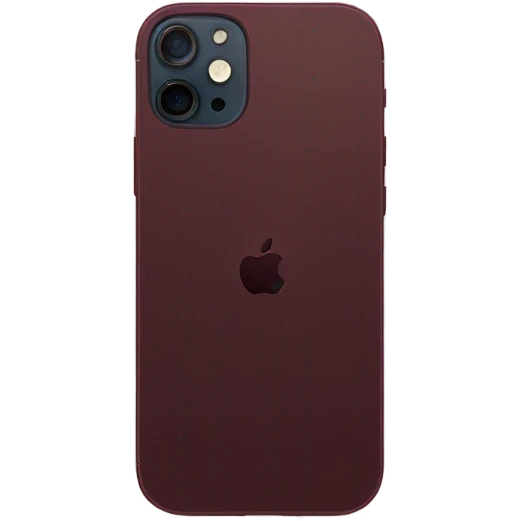 Iphone 12 maroon  emoji