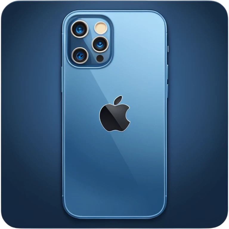 1 iPhone 12 Pro blue dark  emoji
