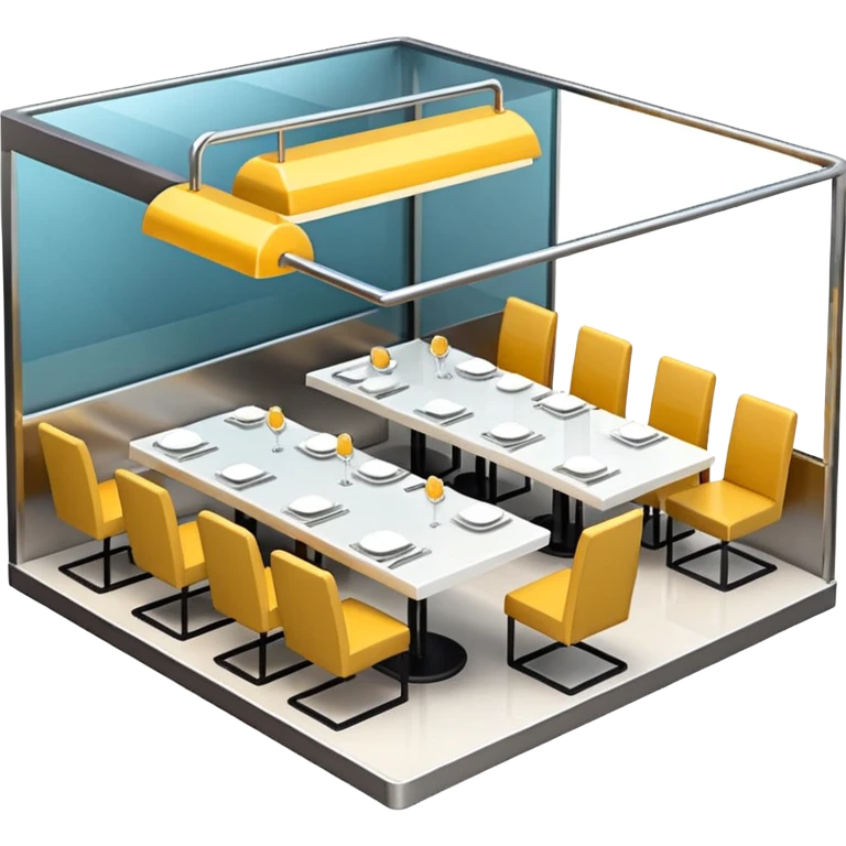 3d restaurant emoji