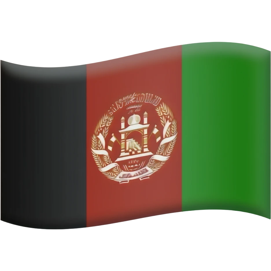 Afghanistan flag updated emoji emoji