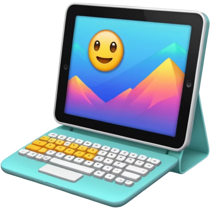 Étude aesthetic sur l’ordi cute  emoji