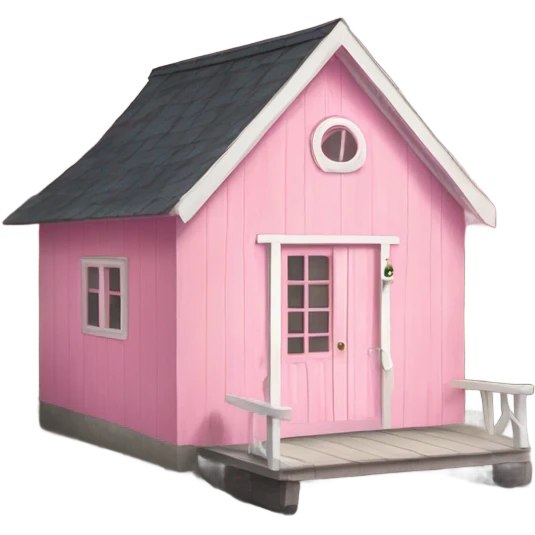 pink boathouse emoji