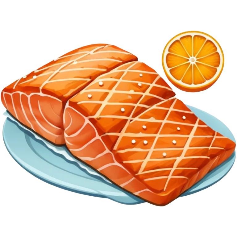 grilled salmon emoji