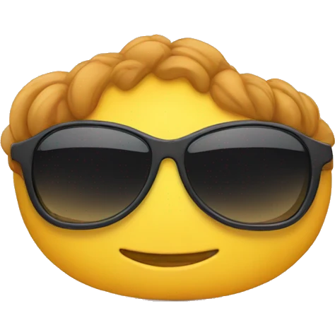 a slipper in sunglasses emoji