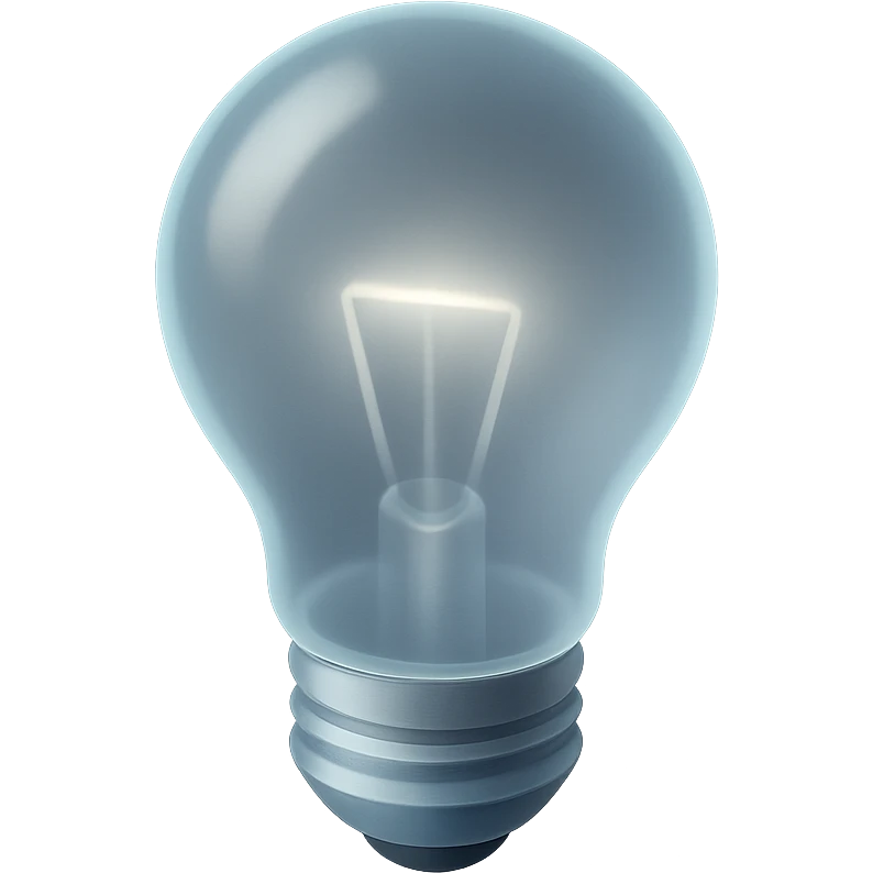 bulb emoji