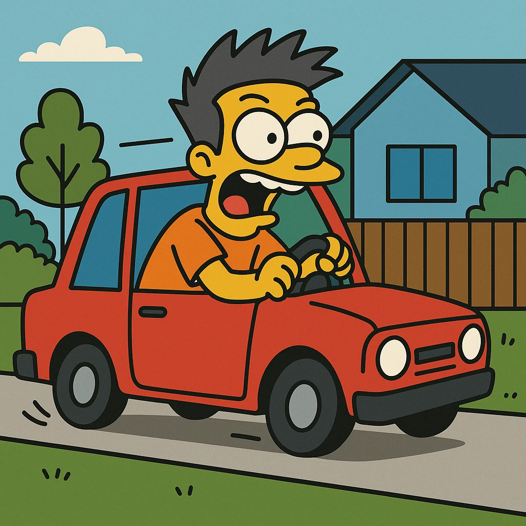 Reckless – not careful; doing something dangerous without thinking.
His reckless driving almost caused an accident. emoji